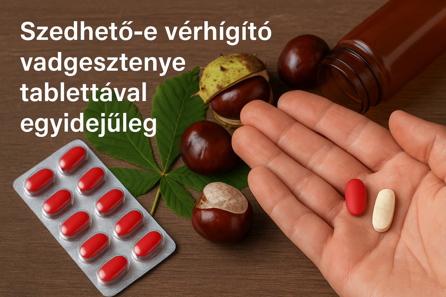 Szedhető-e vérhígítóval egyidejűleg vadgesztenye tabletta visszérre?