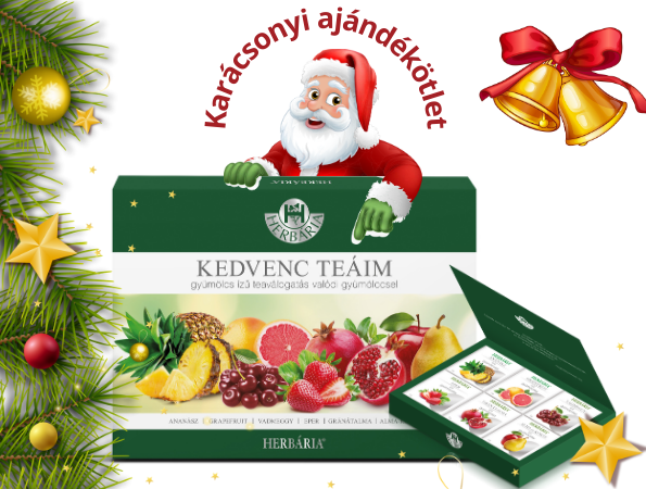 Herbária teaválogatások karácsonyra Karácsonyi ajándékötletek a Herbáriától