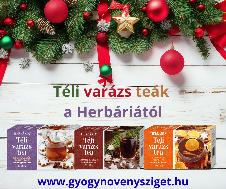 Téli varázs teák a Herbáriától