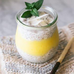 Piña Colada Chia puding recept Piña Colada Chia puding recept