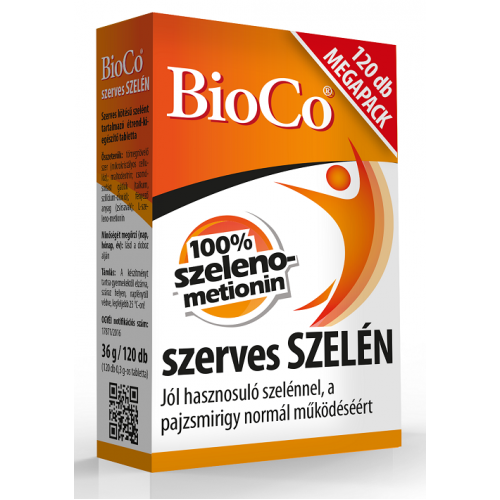 Bioco szerves szelén tabletta 120 db Bioco szerves szelén tabletta 120 db
