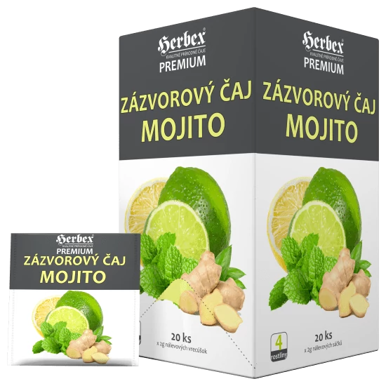 Herbex Prémium gyömbér tea Mojito