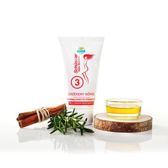 Schüssler Nr.3. natúr krém érzékeny, irritált bőrre Schüssler Nr.3. natúr krém érzékeny, irritált bőrre