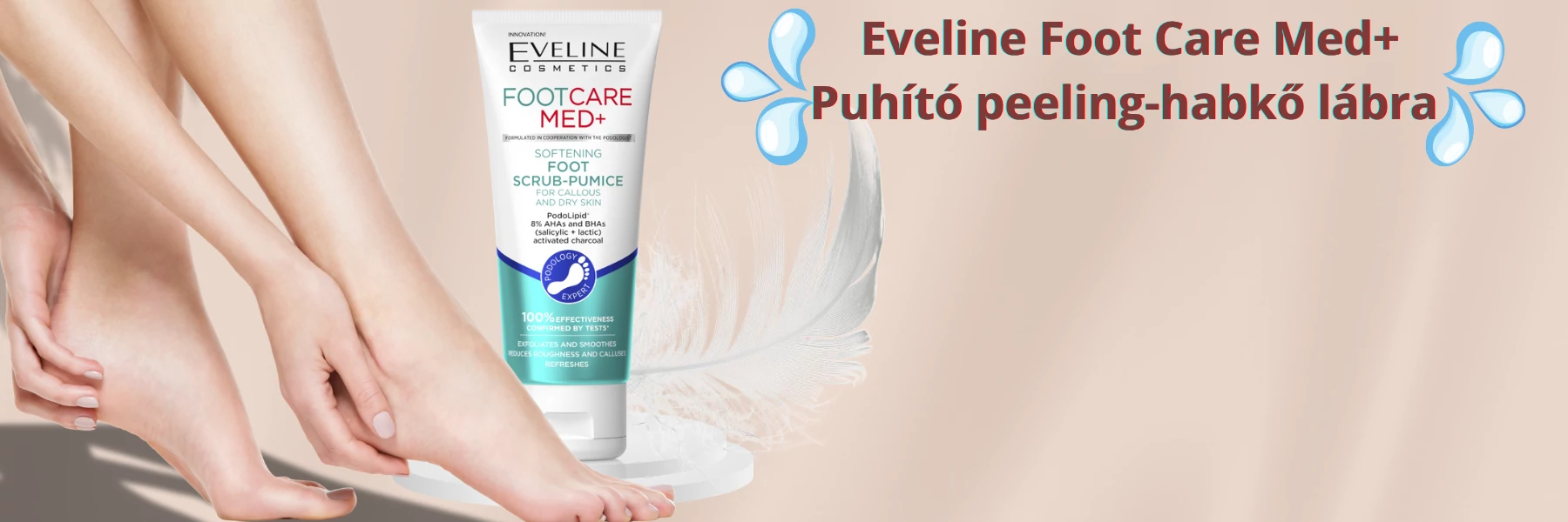 Eveline Peeling habkő bőrkeményedés ellen