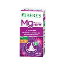 BÉRES Magnézium 400 mg+B6-Vitamin Forte tabletta 50 db