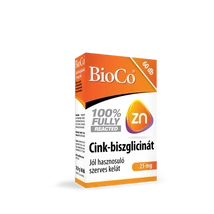 BIOCO Cink-biszglicinát 25 mg tabletta 60 db