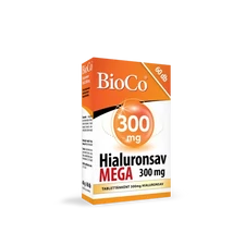 BIOCO Hialuronsav Mega 300 mg tabletta 60 db