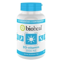 BIOHEAL D3-Vitamin 3000 NE lágykapszula 70 db