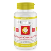 BIOHEAL Nyújtott felszívódású Csipkebogyós C-vitamin tabletta 70 db