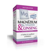 INTERHERB Szerves magnézium 250 mg & B6-vitamin ginsenggel tabletta 30 db
