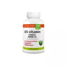 INTERHERB XXL D3-Vitamin 4000 IU Fortel kapszula 90 db