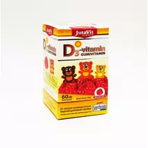 JUTAVIT D3-Gumivitamin málna ízű 60 db