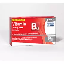 JUTAVIT B6-vitamin 20 mg (Piridoxin) tabletta 60 db