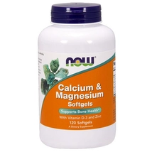 NOW Calcium &amp; Magnesium kapszula 120 db