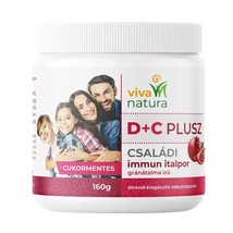 VIVA NATURA D+C Plusz Immun italpor 160 g