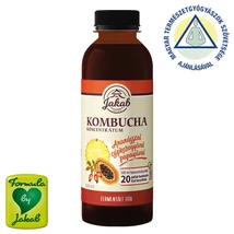 ZÖLDVÉR Jakab Kombucha tea koncentrátum Ananász, Papaya, Csipkebogyó 500 ml