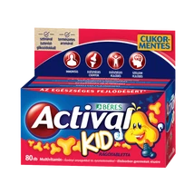 BÉRES ACTIVAL KID vitamin rágótabletta cukormentes 80 db