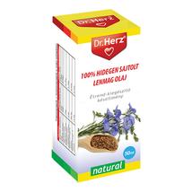 Dr. HERZ 100% Hidegen sajtolt Lenmagolaj 50 ml