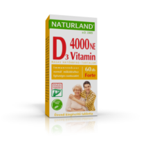 NATURLAND D-Vitamin Forte tabletta 60 db