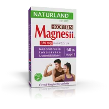 NATURLAND Magnesii+Koffein tabletta 60 db
