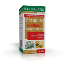 NATURLAND Propolisz+C-vitamin szopogató tabletta 60 db