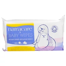 NATRACARE Bio pamut baba törlőkendő 50 db