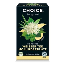CHOICE Bio Fehér tea bodzavirággal 20 filter