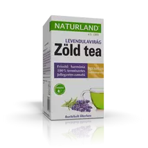 NATURLAND Prémium Zöld tea levendulavirággal 20 filter