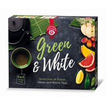TEEKANNE Green &amp; White teaválogatás 30 filter