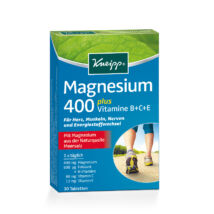 KNEIPP Magnézium 400 Plusz B+C+E vitaminokkal és Folsavval 30 db