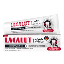 LACALUT Fogkrém Black &amp; White 75 ml