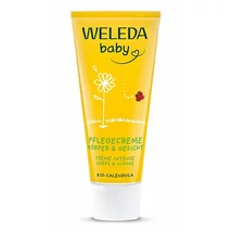 WELEDA Bio körömvirágos natúr babakrém arcra, testre 75 ml
