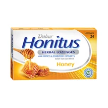 Dabur Honitus Honey - méz ízű gyógynövényes szopogató tabletta 24 db