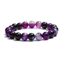 VIOLET AGATE Spirituális ásványi karkötő