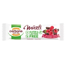 Cerbona Müzliszelet Gluténmentes étcsokis-málnás 35 g