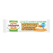 Cerbona Gluténmentes zabszelet karamellás-mandulás 40 g