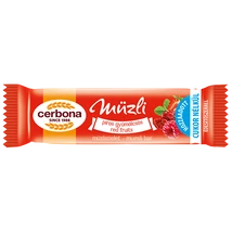 Cerbona Müzliszelet Cukormentes piros gyümölcsös 20 g