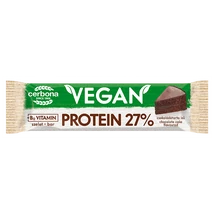 CERBONA Vegán protein szelet Csokoládétorta 40 g