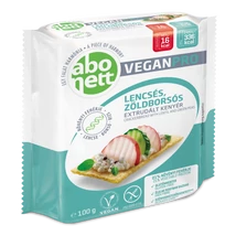 Abonett Extrudált kenyér Veganpro lencsés-zöldborsós gluténmentes 100 g