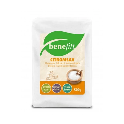 BENEFITT Citromsav étkezési 500 g