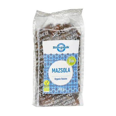 BIORGANIK Bio Mazsola 250 g
