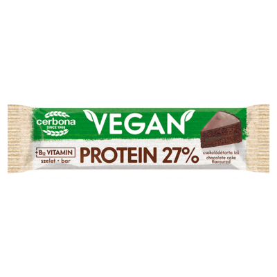 CERBONA Vegán protein szelet Csokoládétorta 40 g