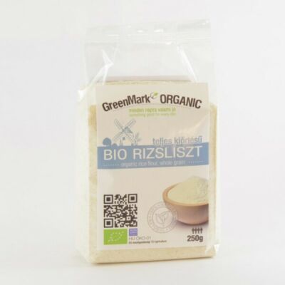 GREENMARK Bio Teljes kiőrlésű rizsliszt 250 g
