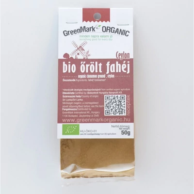 GREENMARK Bio Őrölt fahéj 50 g