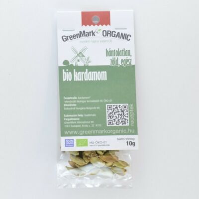 GREENMARK Bio Kardamom hántolatlan zöld egész 10 g
