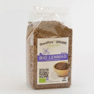 GREENMARK Bio Lenmag barna 500 g