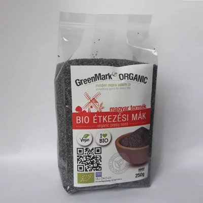 GREENMARK Bio étkezési mák 250 g