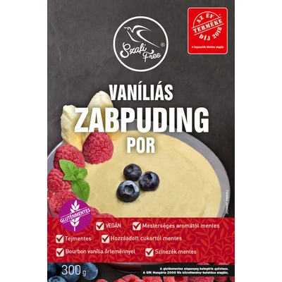 SZAFI FREE Zabpuding por Vaníliás 300 g