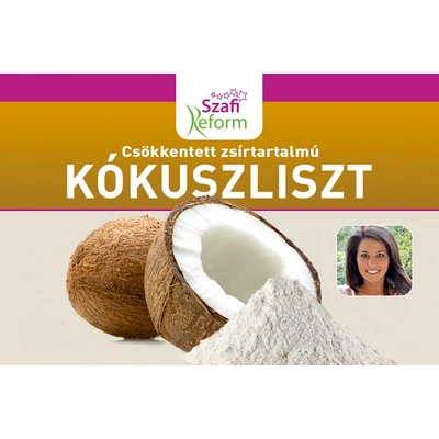 SZAFI REFORM Csökkentett Zsírtartalmú Kókuszliszt 500 g