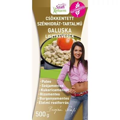 SZAFI REFORM Galuska Lisztkeverék Szénhidrát csökkentett 500 g